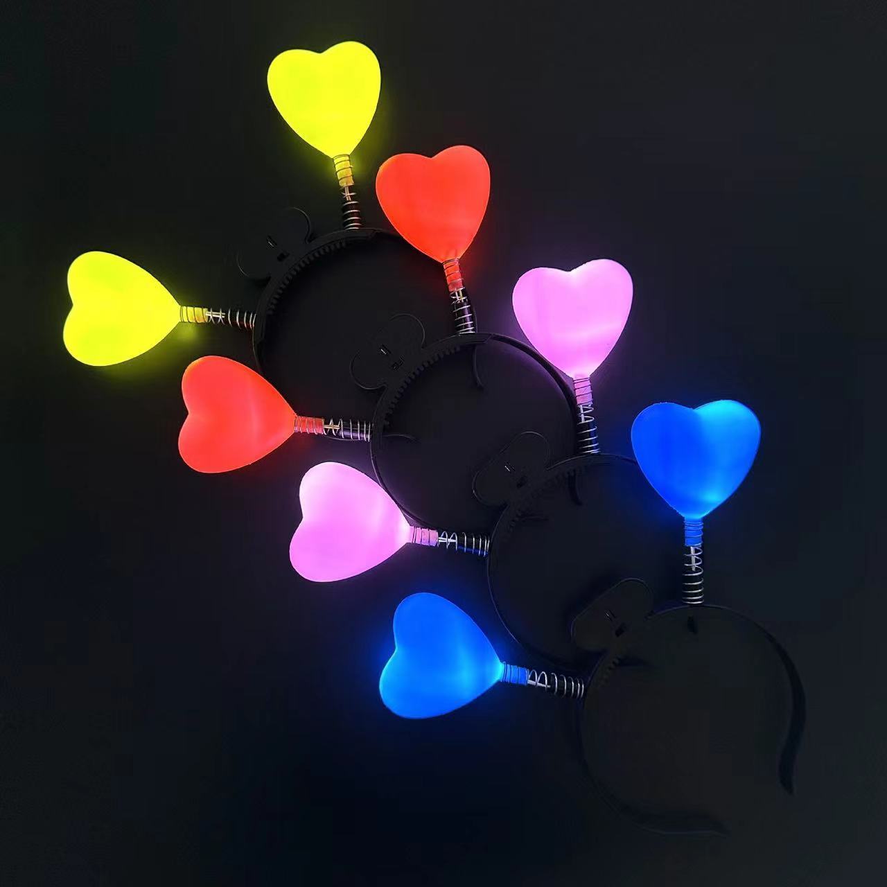 Accesorios de rendimiento del Día del Niño Tapas luminosas Estrellas de primavera Diadema luminosa Estrella de cinco puntas Diadema decorativa al por mayor