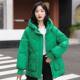 2024 European and American Winter Down Cotton-padded Jacket Women's Korean-style Loose Hooded Cotton-padded Jacket Casual Thickened Warm Cotton-padded Jacket