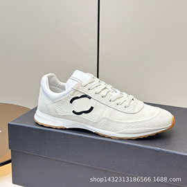 2026新款阿甘德训鞋女真皮系带拼色轻便舒适休闲运动鞋板鞋跑步鞋