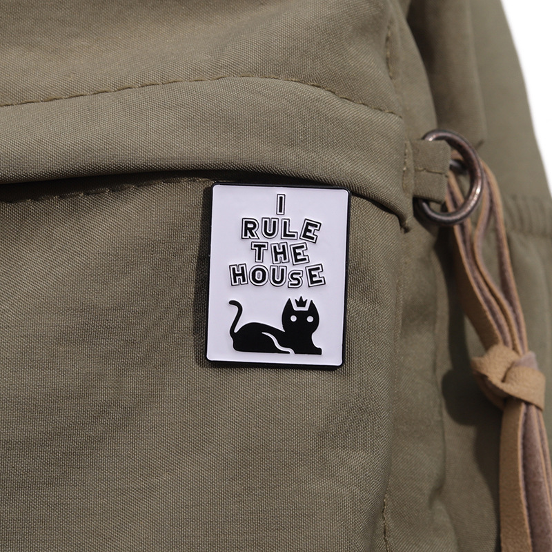 Süß Brosche Brief Katze Legierung Einbrennlack Unisex Broschen display picture 4