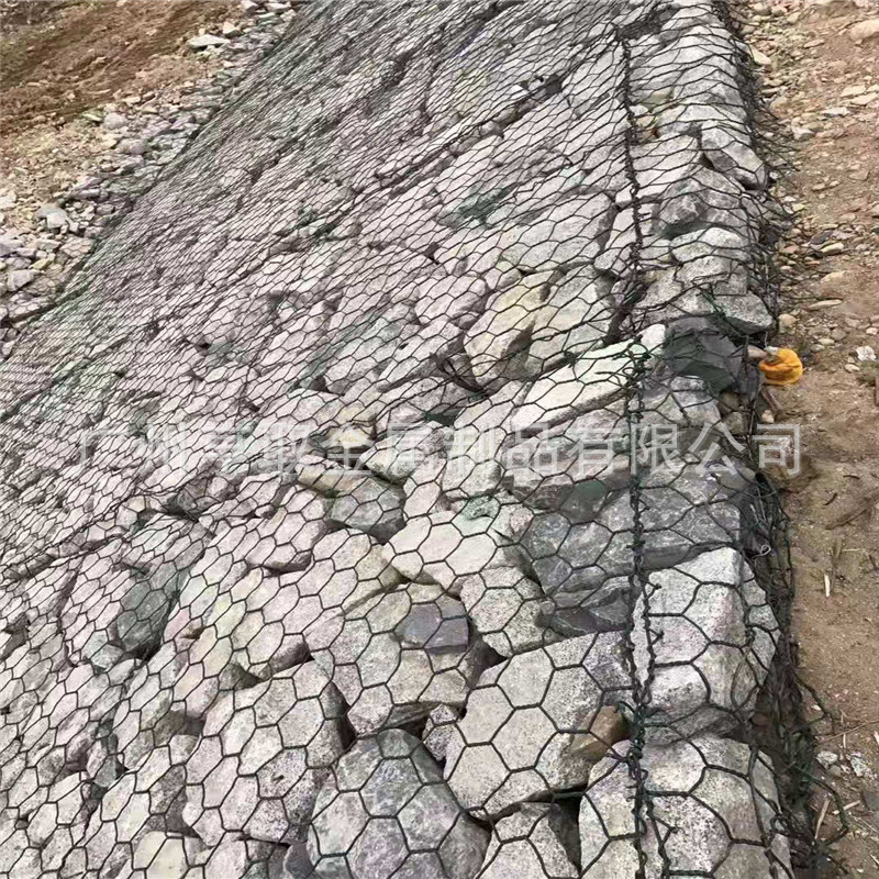 支持定制河道镀锌格宾网石笼 包塑生态格网固滨笼 雷诺护垫现货
