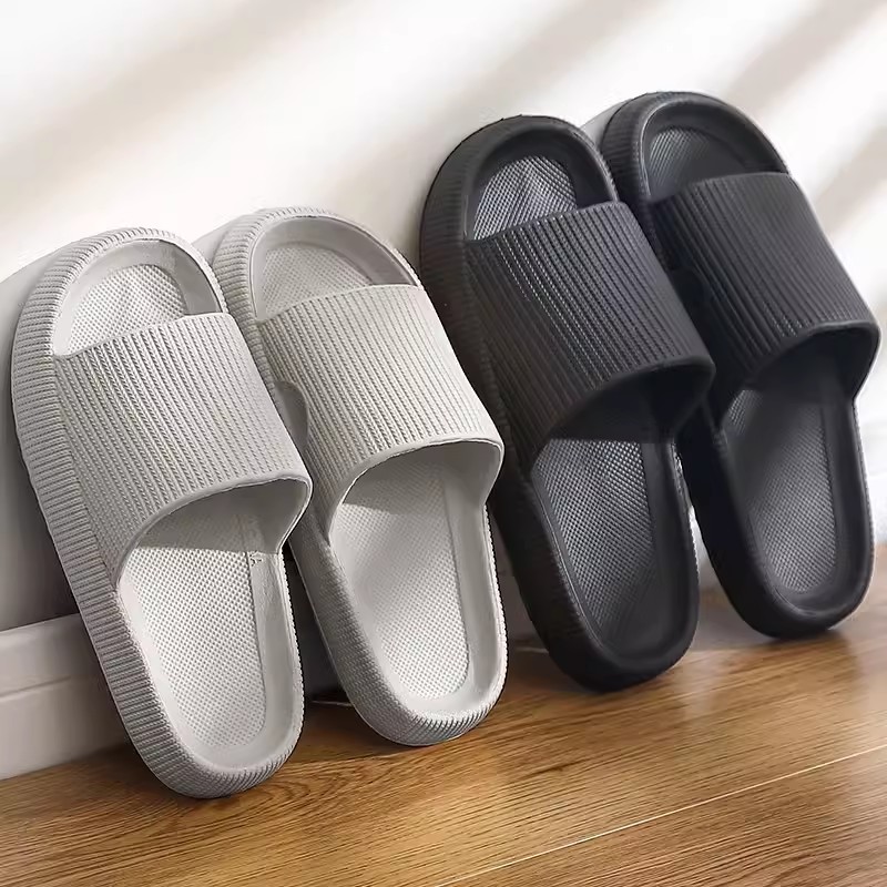 Pantofole da donna per uso domestico ad alto volume, sandali estivi da interno di alta qualità antiscivolo silenziosi per coppie da bagno con suola morbida_voghion.com