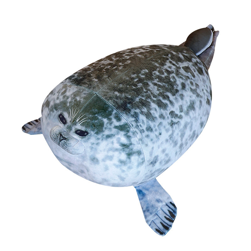 Simulación creativa transfronteriza animal marino león marino muñeca de peluche suave Osaka madre e hijo foca almohada muñeca