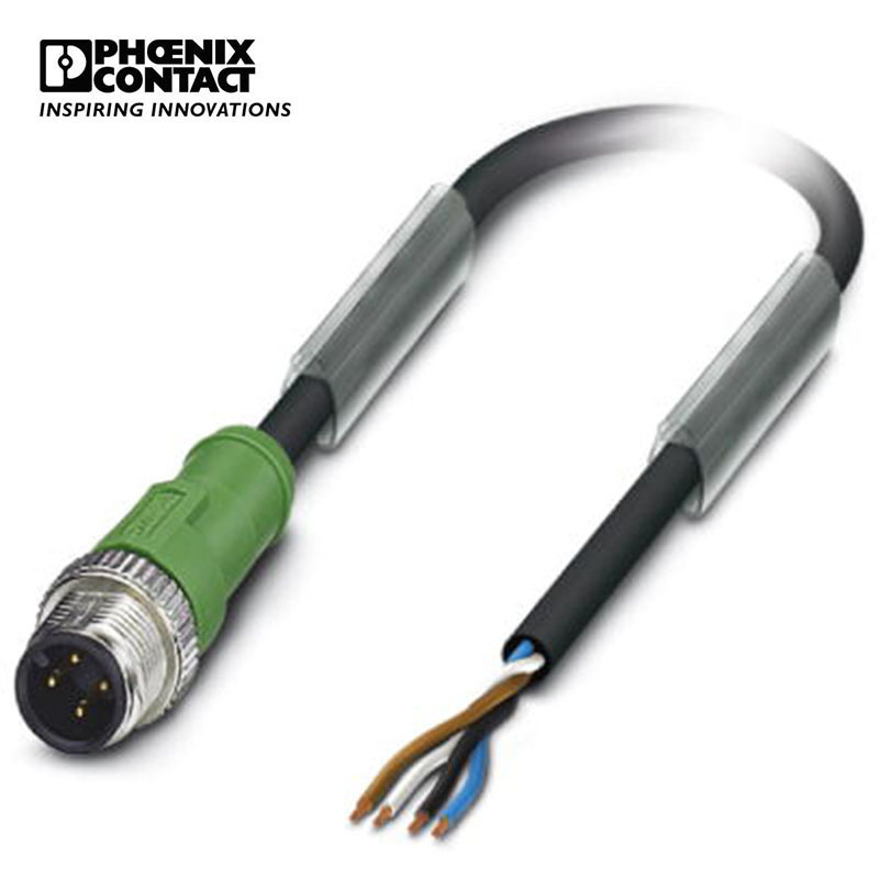 菲尼克斯 传感器/执行器电缆SAC-4P-M12MS/ 1,5-PUR-1668043