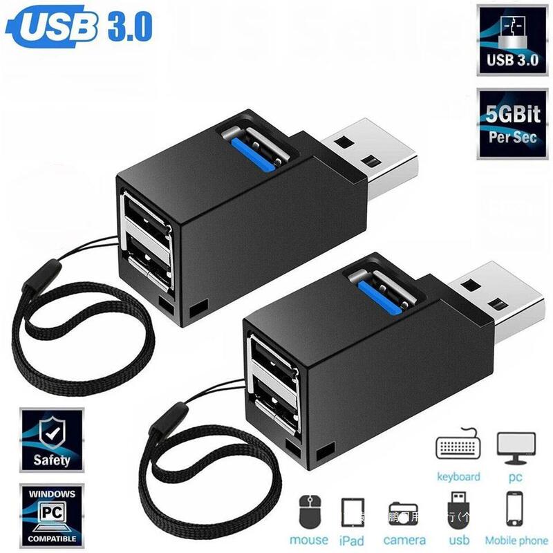 USB3.0エクステンダー1ドラッグ3マルチポートスプリッタ高速ノートパソコンUSBコンバータHub拡張ドック|undefined