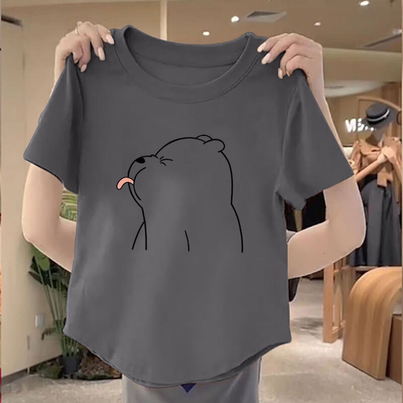Summer Short-Sleeve T-Shirt for Women, 2026 New Popular Style, Slim Fit, Irregular Fashion Trendy Top Summer Short-Sleeve T-Shirt for Women, 2026 New Popular Style, Slim Fit, Irregular Fashion Trendy Top
