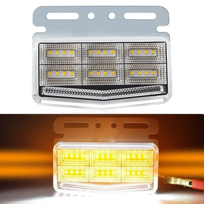 Bright Ground Lights, Tire Lights, Width – Width indicator light - 24v-large-field-of-view-edge-light-yellow