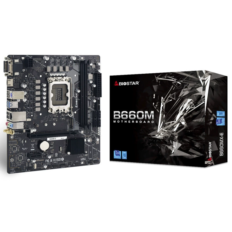 Материнская плата Yingtai B660MX-E Pro с интерфейсом Wi‑Fi, совместима с 12400/12600K/12700