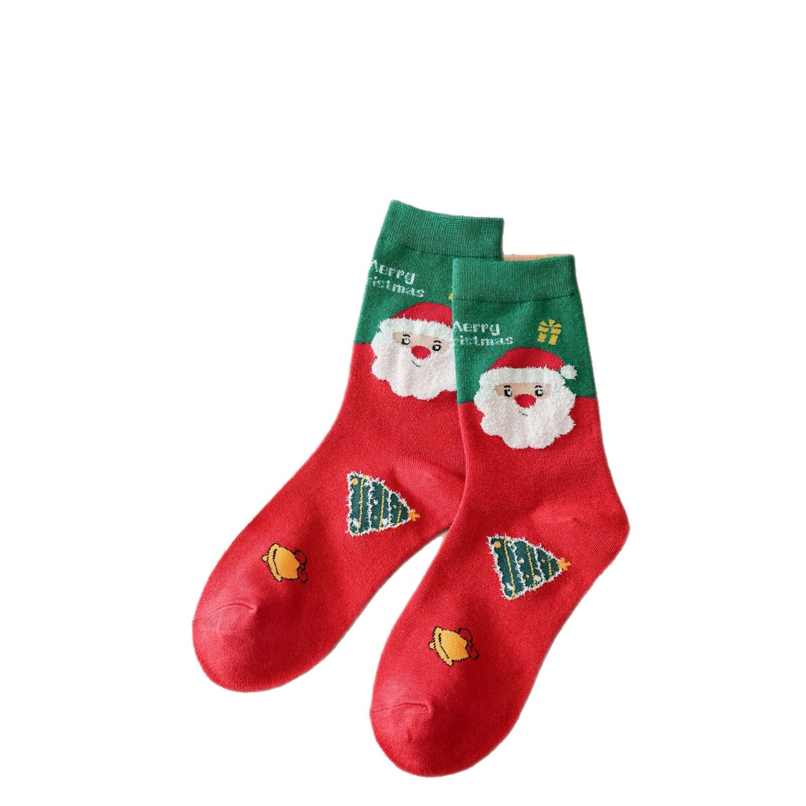 Comercio Exterior transfronterizo al por mayor calcetines de Navidad mujeres tubo medio 4 pares de cajas de regalo para regalos de Navidad calcetines largos de dibujos animados image 5