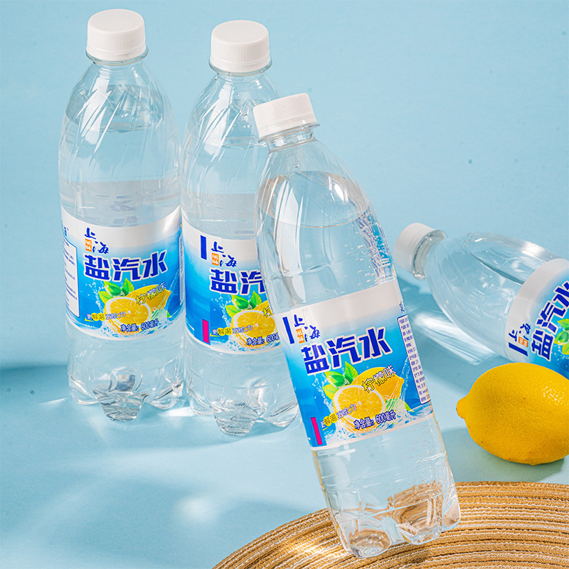 老上海风味盐汽水柠檬口味整箱600ml*24瓶无糖碳酸饮料解渴盐气水|undefined