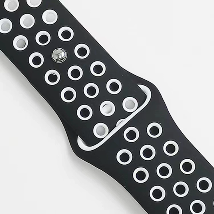 Силиконовые часы Apple, Nike двухцветные, ремешок