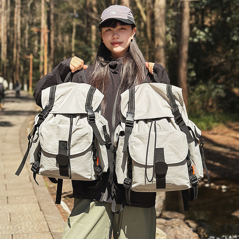 Cross-Border Outdoor Travel Large-Capacity Lightweight Waterproof Men's Backpack Mountaineering Travel Women's Computer Backpack Student School Bag