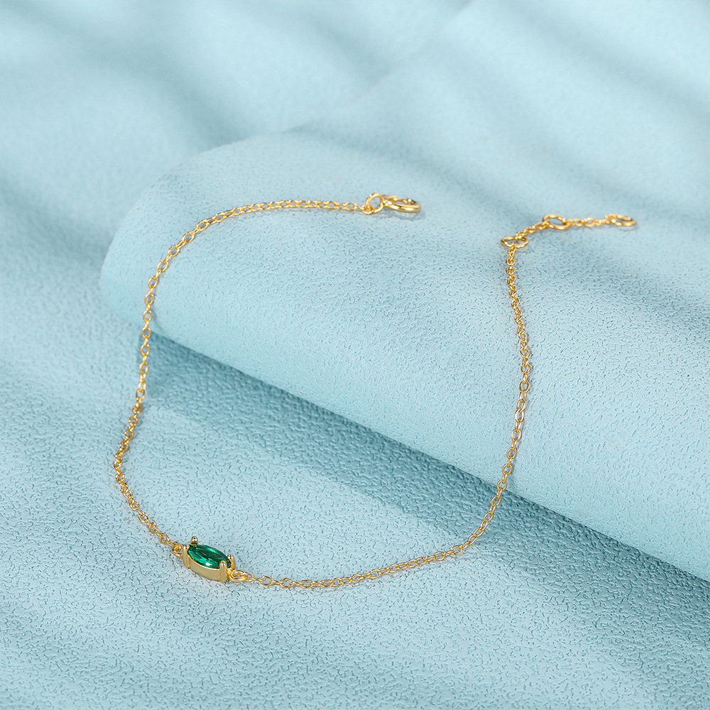 4g Weight Zircon Inlay Material Bracelets Classification 925 sterling silver Chain Material 1 Piece Quantity Daily Occasion 925 Sterling Silver Material Geometric Pattern Women's Gender Inlay Design Simple Style, Shiny Style 925 Sterling Silver Bracelets Simple Style Shiny 7