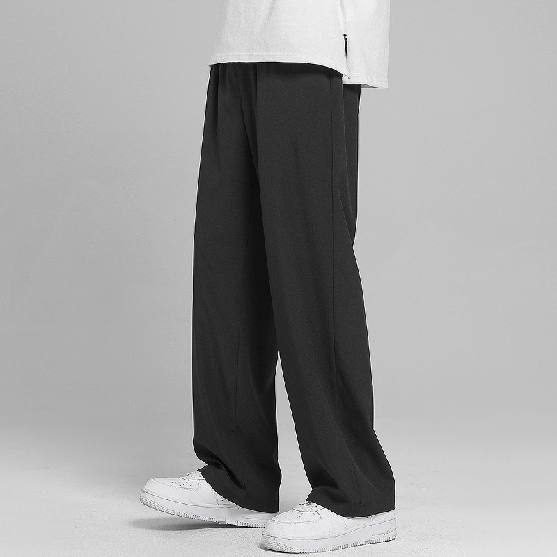 사방 블랙 스트레이트 핏