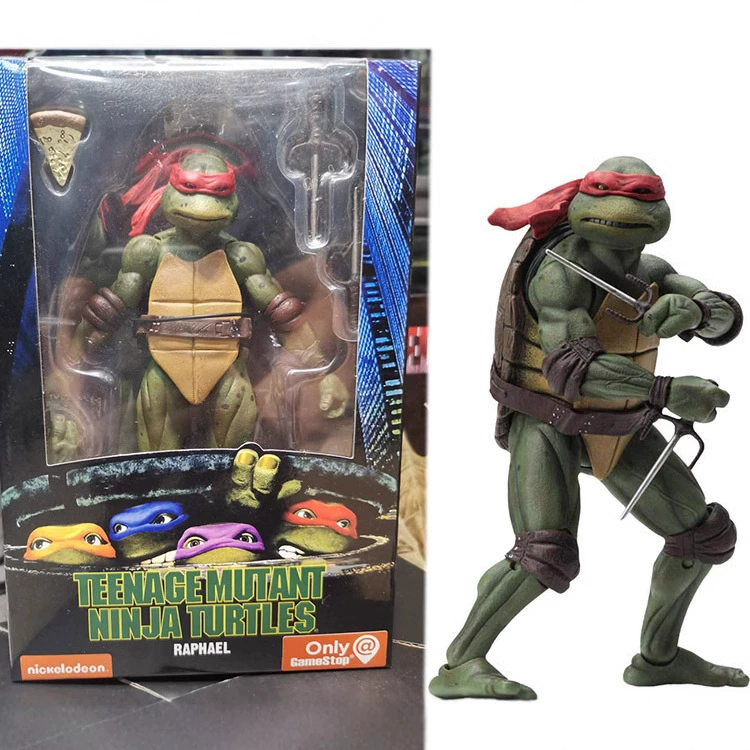Фигурка NECA «Черепашки-ниндзя» 1990 (версия из фильма) ограниченное издание, 7‑дюймовая подвижная фигурка