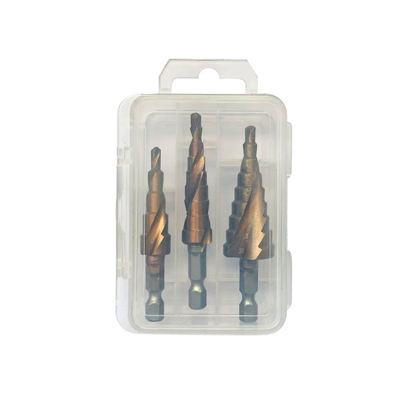 Fábrica directa de 6PC diente de sierra broca de torre de diente de sierra anti-oxidable perforador multifuncional duradero broca de torsión de alta eficiencia