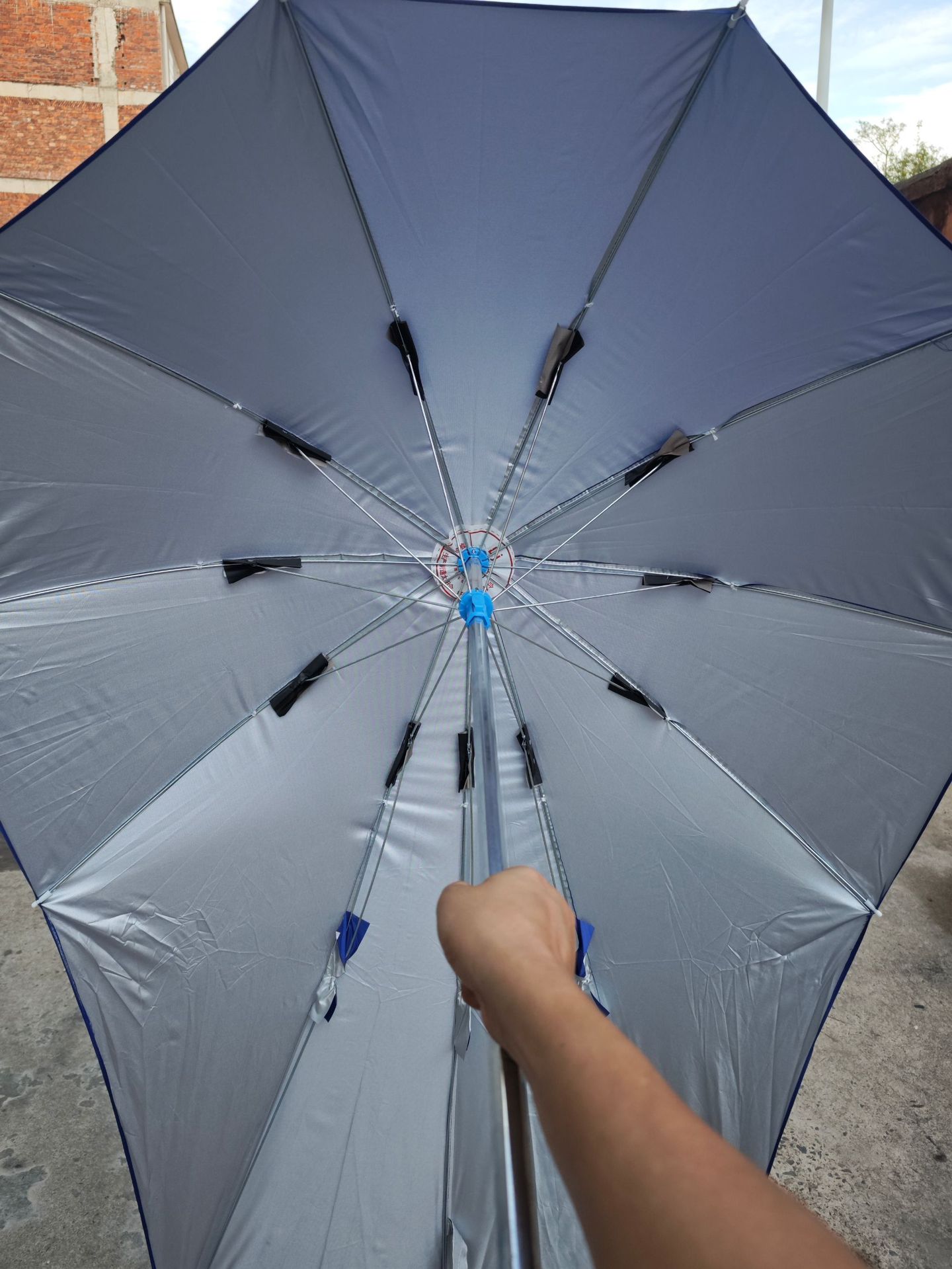Solid Color Electric Vehicle Umbrella, Extended Electric Vehicle Sunshade Umbrella, Universal Scooter Battery Vehicle Umbrella, Rain Shelter, Custom Flower