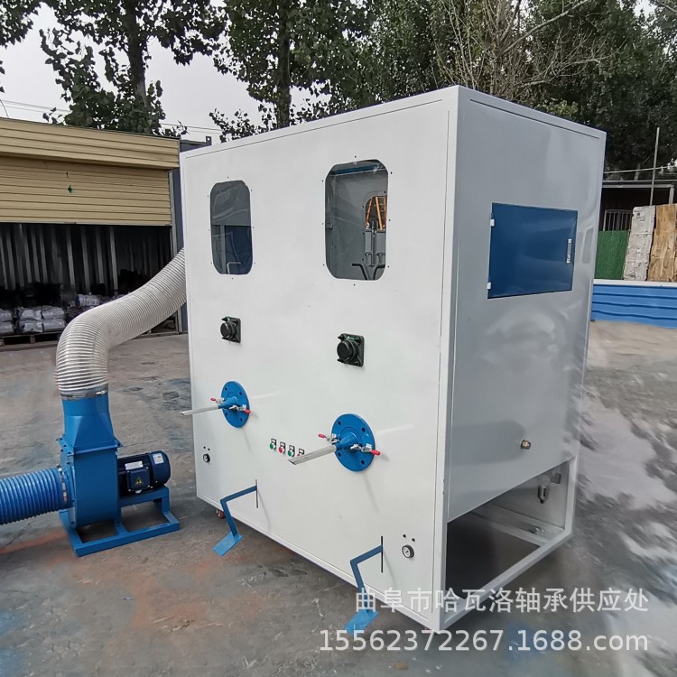 双口钥匙挂件充棉机 7d短纤维棉开松机 公仔吉祥物冲棉机