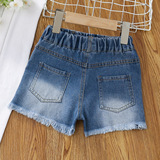 Джинсовая юбка, спортивные леггинсы с шортами, комплект, летняя одежда, штаны, летняя юбка на девочку, милые шорты