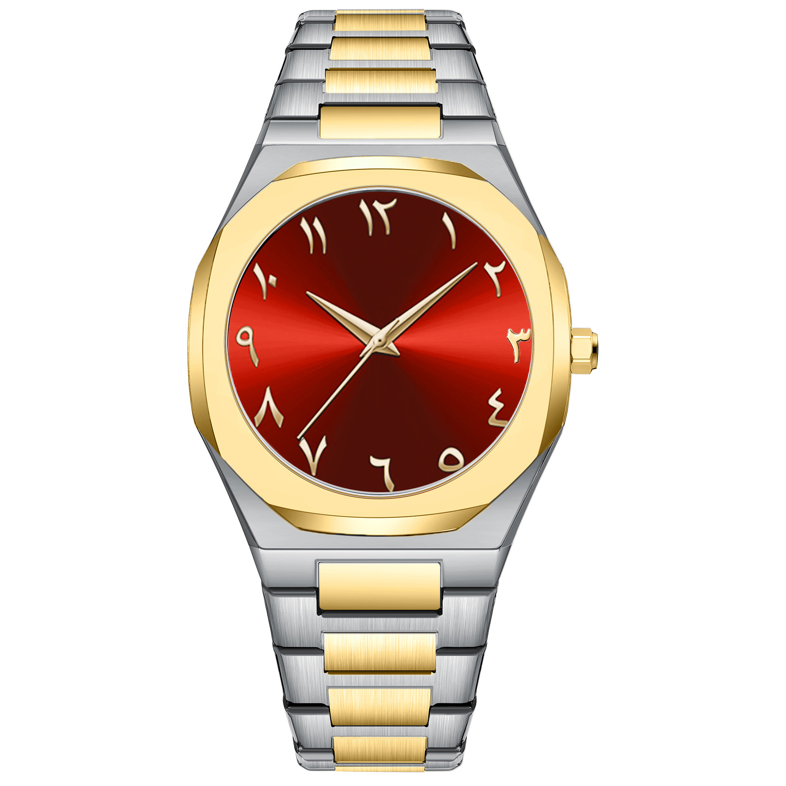 外国貿易クロスボーダー卸売防水時計メンズ腕時計メンズオールブラックアラビアダイヤルハイエンド合金クォーツ時計