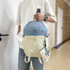 男性と女性のための新しい旅行アウトドアバックパック、ハイキング登山バッグ、軽量大容量レジャー旅行バックパック、スクールバッグ