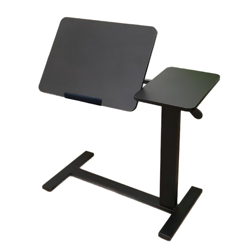 Foreign Trade Pneumatic Adjustable Computer Desk Ab Double-Sided Reversible Movable Bedside Table Standing Office Side Table