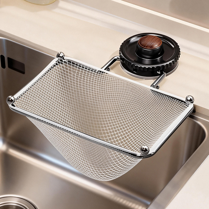 Suction cup-type kitchen sink filter rack for leftover food and kitchen waste, anti-clogging drainage rack Suction cup-type kitchen sink filter rack for leftover food and kitchen waste, anti-clogging drainage rack