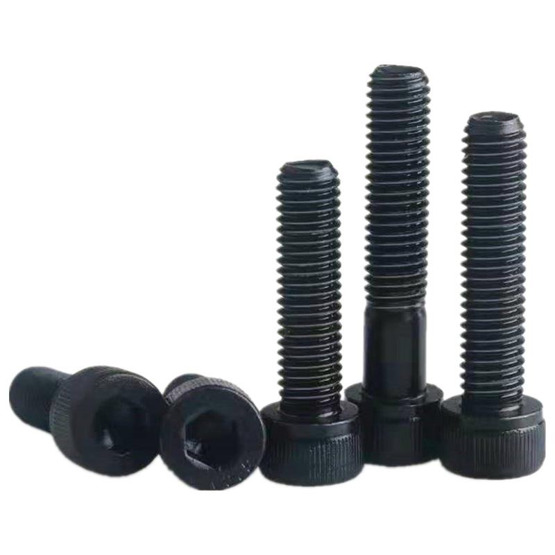 现货GB/T70 圆柱头内六角螺钉 杯头螺丝 发黑8.8级六角螺栓