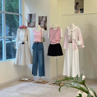 深圳南油一二线品牌女装杂款韩系女装全品类实体摆摊直播货源批发