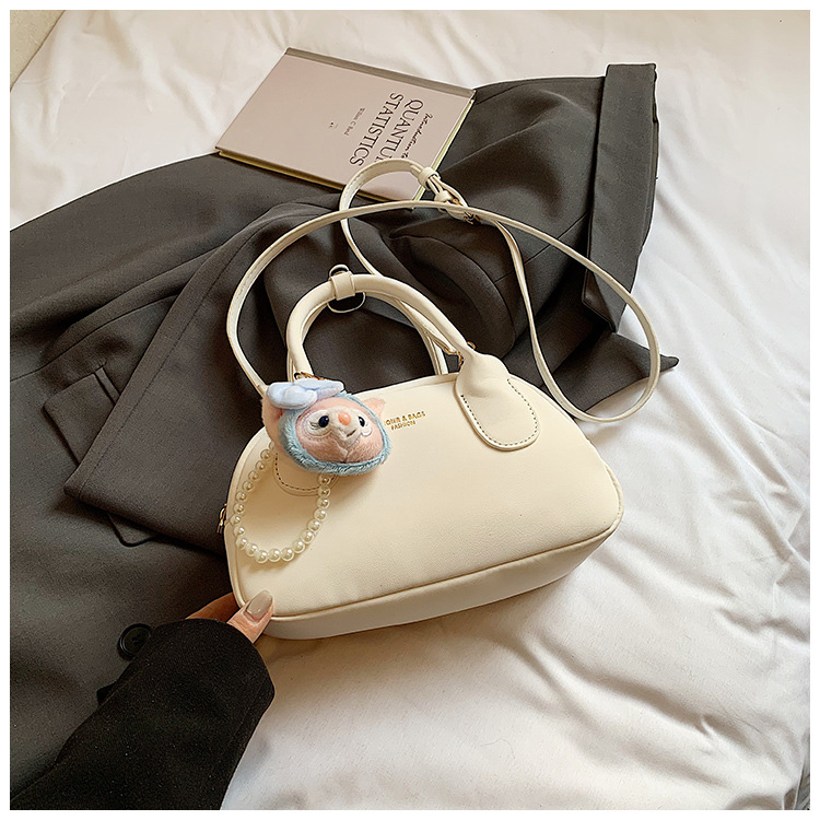 Women's Handheld Bowling Bag, Niche Design Commuting Shoulder Bag_voghion.com