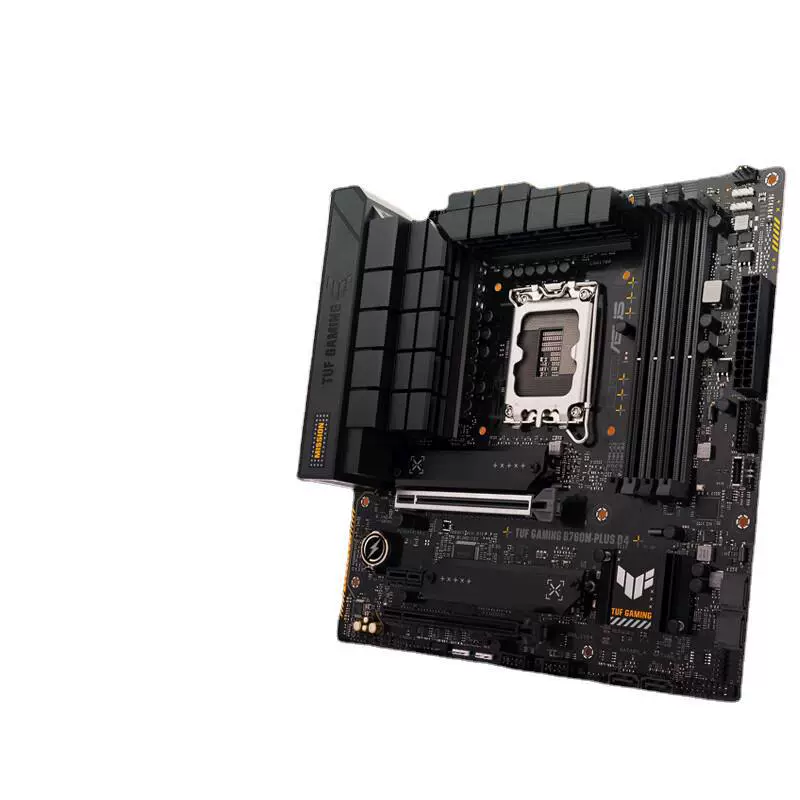 Материнская плата ASUS TUF GAMING B760M-PLUS D4 для Intel, совместима с процессорами 13/12‑го поколений