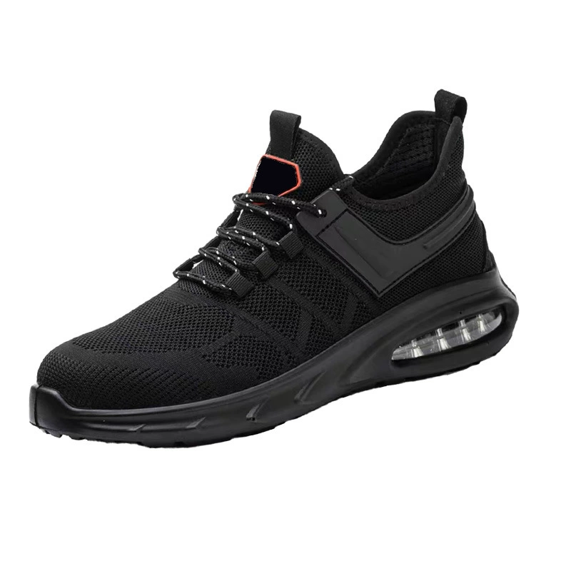 Новая трансграничная оптовая обувь для охраны труда, Мужская дышащая удобная защитная обувь со стальным носком с защитой от ударов и пирсинга, мягкая Рабочая обувь