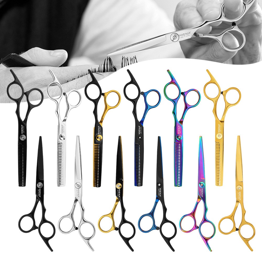 HIENA Cross-border Export Professional Set For Cutting Bangs, Thinning Scissors, And Hairdressing Scissors_voghion.com