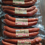 哈尔滨红肠蒜味肠蒜香烤肠肉粉肠肉蒜肠火腿肠熏肠腊肠香肠亚马逊