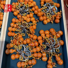 桃木十二生肖瓢箪彫刻ハンドル部品平安福禄自動車アクセサリーキーホルダーペンダント