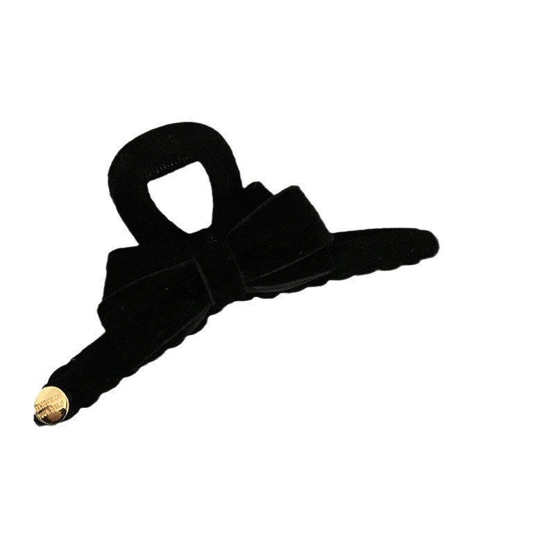 Controllo dei dettagli ~ fermaglio per capelli con fiocco in velluto squisito, fermaglio per capelli con testa di principessa, fermaglio per capelli con squalo, accessori per capelli_voghion.com