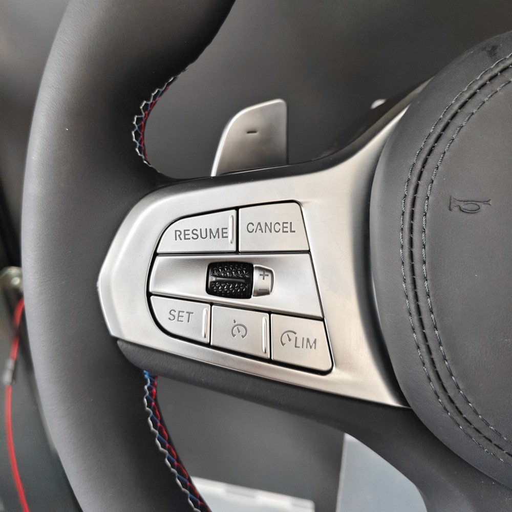 New silver steering wheel assembly suitable for all BMW F/G series 1234567 models, including F30, G20, G30, and G38