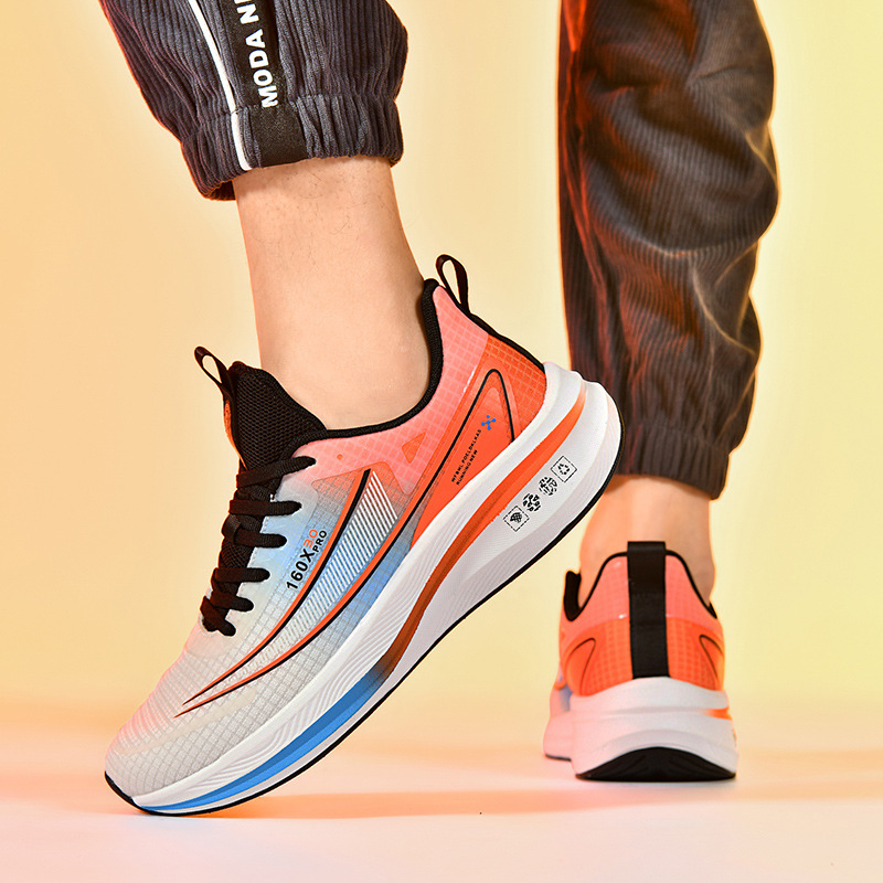 Zapatos casuales deportivos de verano, zapatos para correr de suela suave ligera, zapatos de entrenamiento deportivo para estudiantes de secundaria, estilo explosivo, zapatos de hombre de todo fósforo