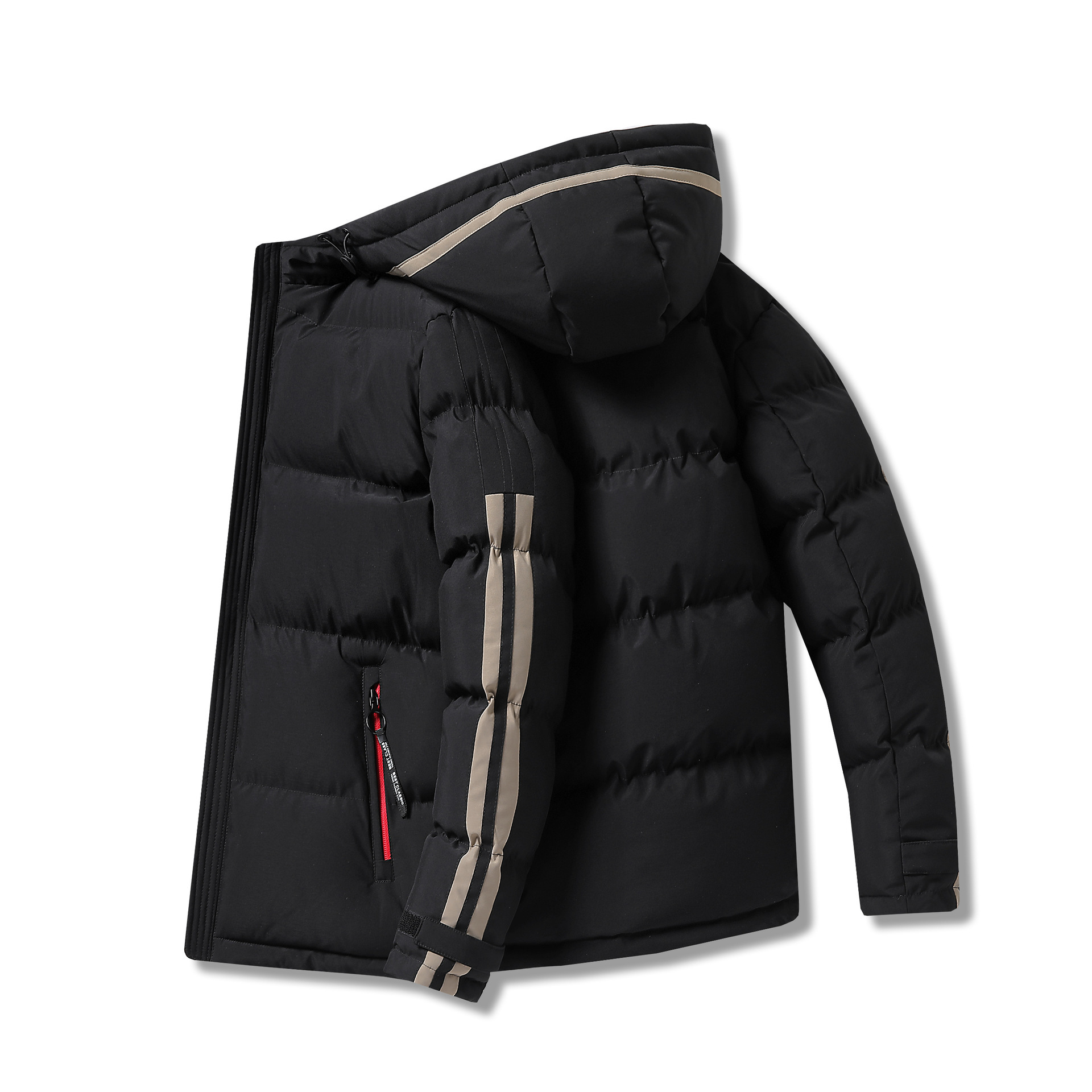 Abrigo de algodón acolchado abrigo de hombre Otoño e Invierno ropa de moda forrada de lana para hombre engrosada invierno abrigo corto de algodón acolchado marca de moda al por mayor de algodón