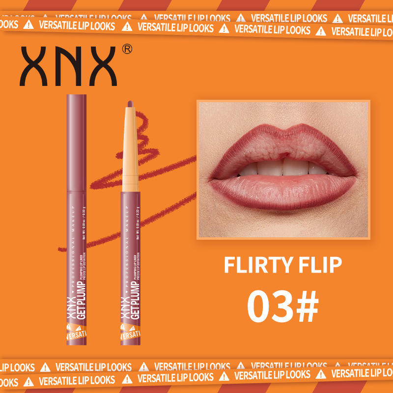 Transfronterizo XNX nuevo lápiz labial rotativo de 12 colores lápiz labial humectante duradero no se desvanece lápiz labial en stock