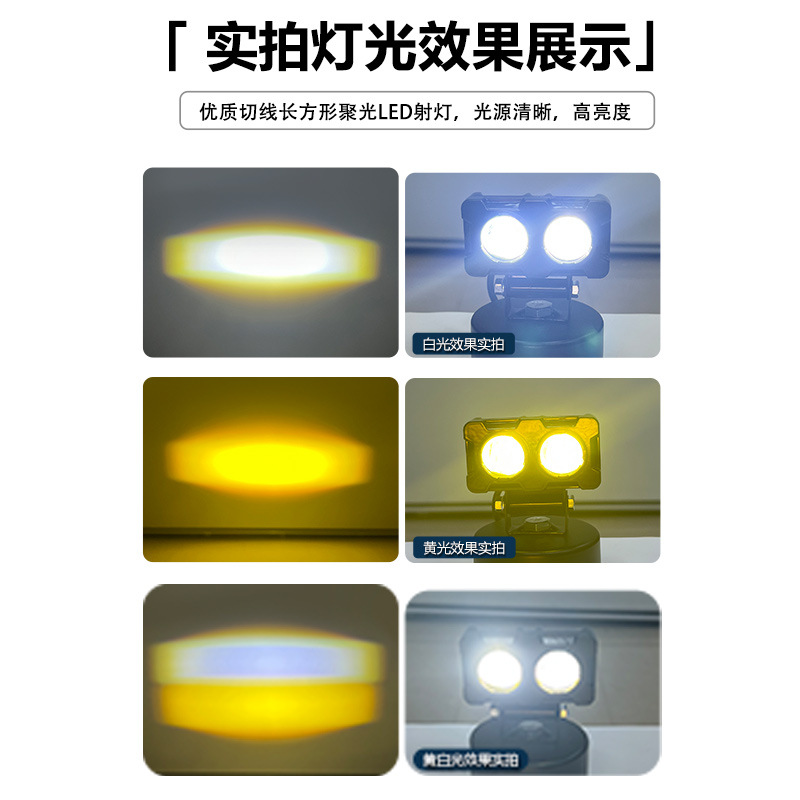 3 pulgadas de doble ojo LED foco de motocicleta eléctrica motocicleta motocicleta vehículo todoterreno camión iluminación de pavimentación de red