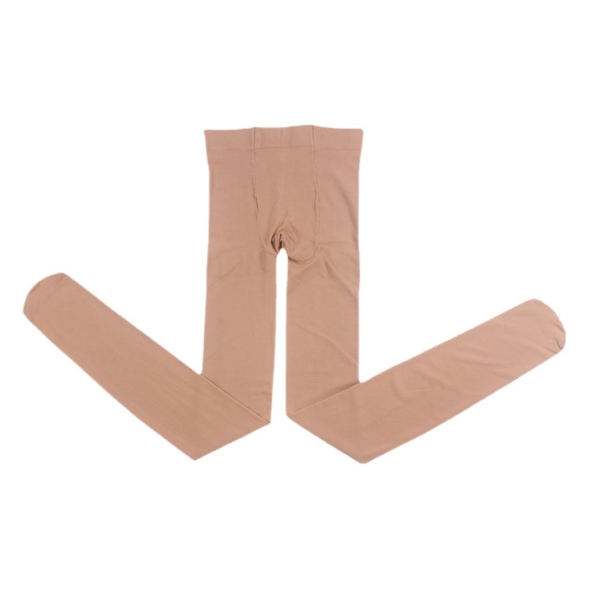 Medias de terciopelo para mujer al por mayor del fabricante, pantimedias 80D de primavera y verano, color piel, anti-arrugas, efecto pierna desnuda.