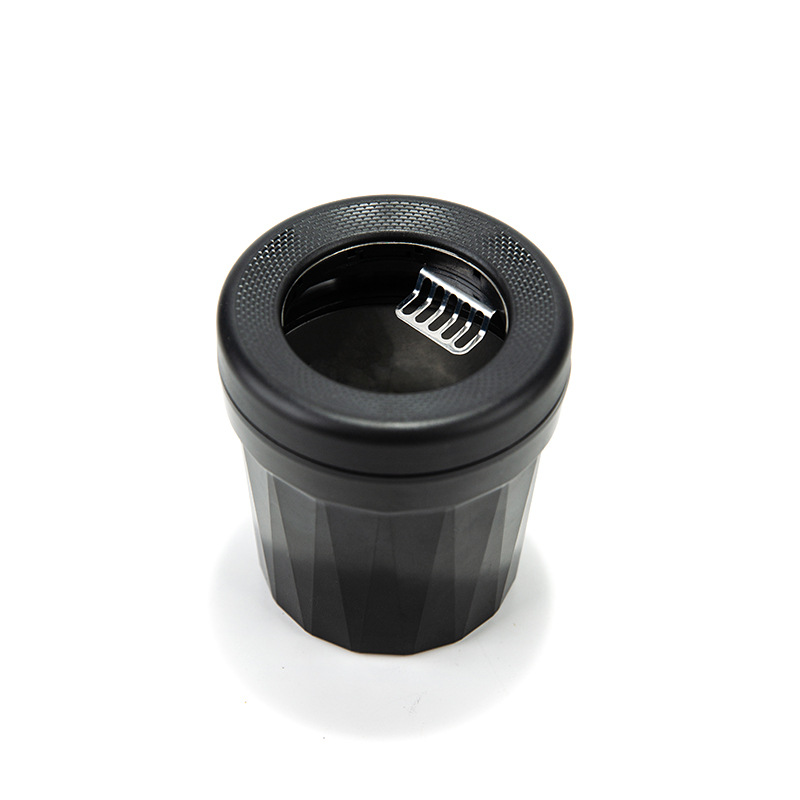 Car Trash Can with Smoke Extinguishing Ring, Rotating Lid, Car Ashtray, Car Ashtray, Home Desktop Ashtray