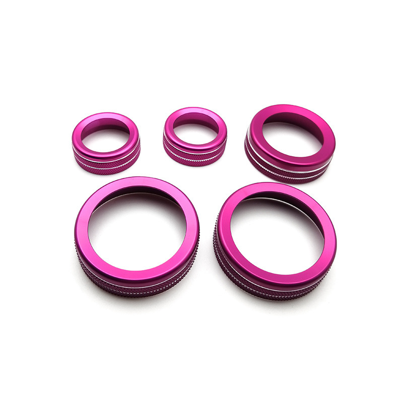 Suitable for 22-24 Ford Maverick Air Conditioning Headlight Knob Decorative Ring Volume Interior Modification