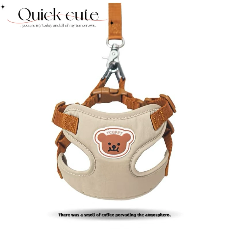 Шлейка для собак и кошек, небольшой уличный жилет с защитой от побега, поводок для бишона, цепочка для выгула собак, регулируемая веревка.