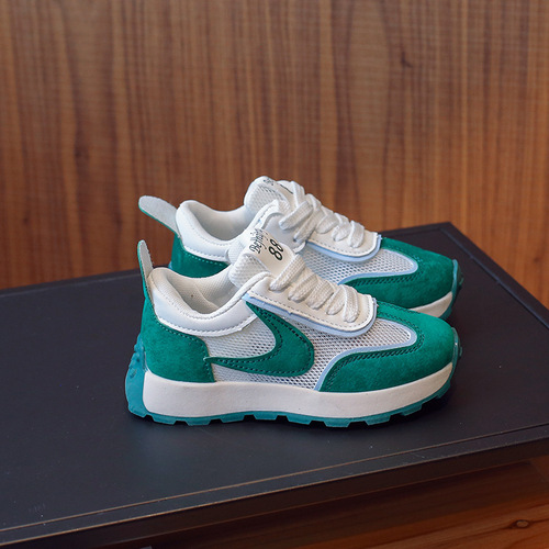 Children's Forrest Gump shoes  new summer casual girls, primary school students, middle-aged and older boys' single mesh breathable sports shoes