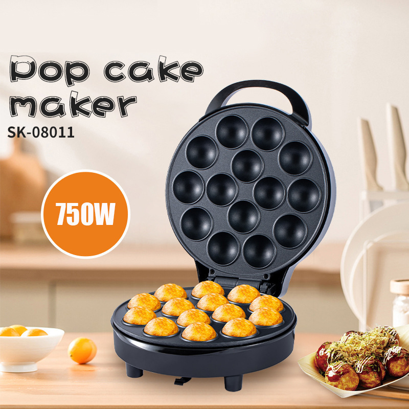 Cross-border 14-hole octopus burning machine household cake machine bread machine ball machine round cake breakfast machine baking cake Cross-border 14-hole octopus burning machine household cake machine bread machine ball machine round cake breakfast machine baking cake