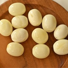 天然白蜜枣珠单珠白蜜蜡散珠枣珠批发奶白蜜蜡散珠配饰俄罗斯批发