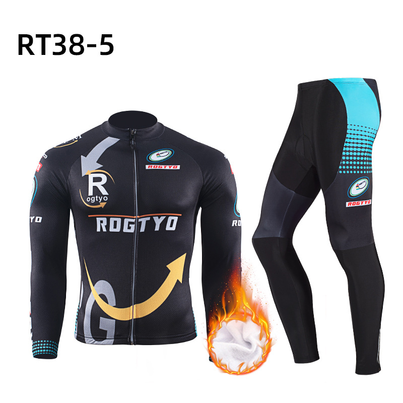 Moto de montaña conjunto de ropa de ciclismo calentamiento pantalones de mangas largas primavera y otoño invierno al aire libre ropa deportiva para hombres y mujeres
