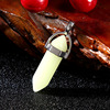 Quartz, organic crystal, agate bullet, pendant, necklace, Amazon